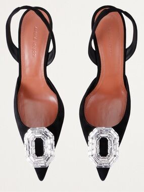 Amina Muaddi Camelia Sling 90